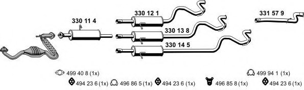ERNST 030365 Exhaust System